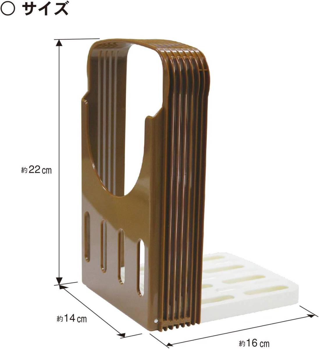 小久保工業所 食パンカットガイド ( 約285×195×50mm ) ホームベーカリー スライス ( 食パンスライサー / 4種の_画像7