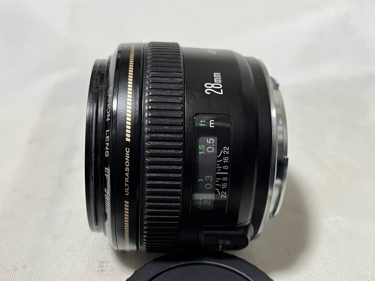 ★希少品★キャノン CANON EF 28mm F1.8 USM ★付属品付き★ #7025_画像3