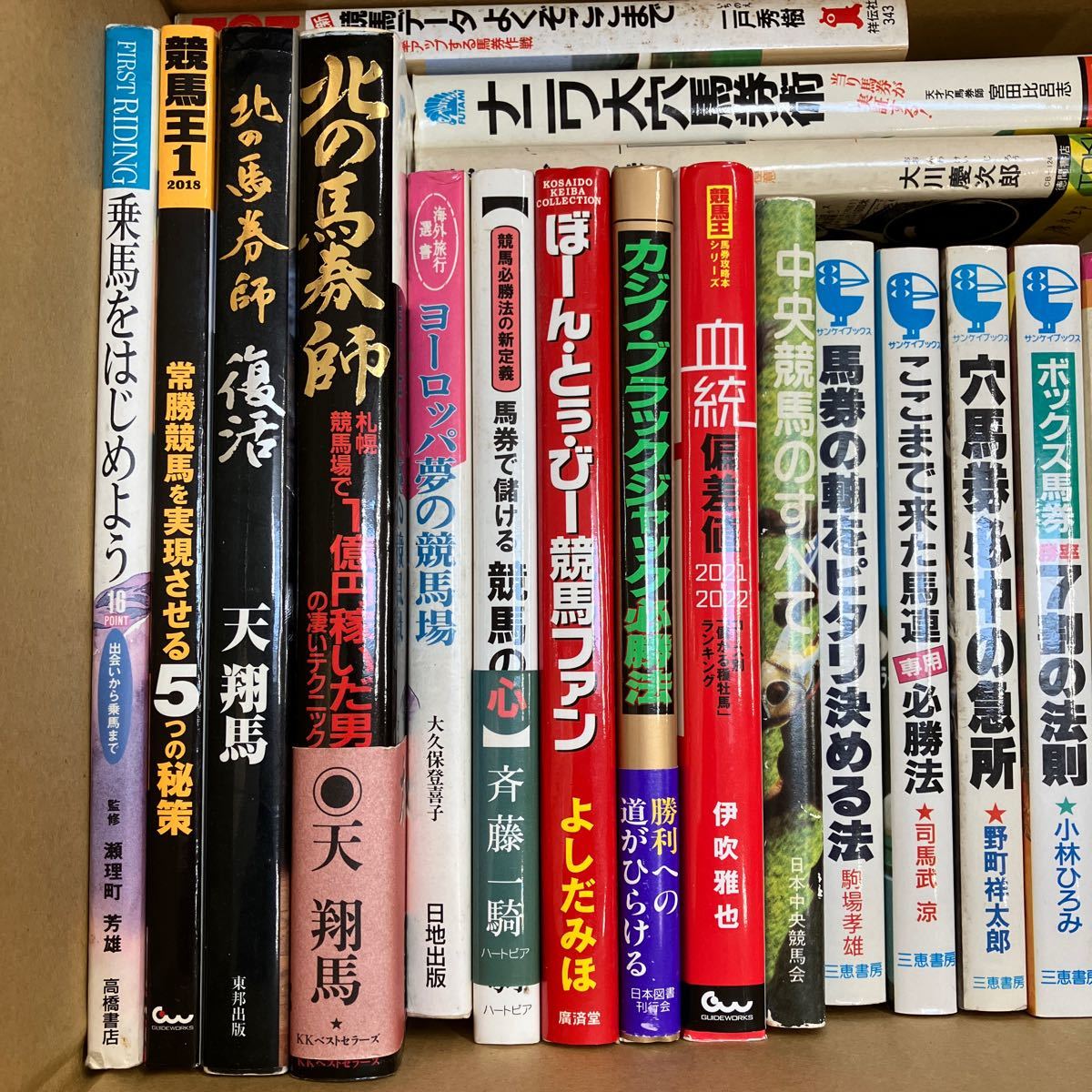 SL-ш/ 競馬関連本 不揃い25冊まとめ 馬券作戦の秘法 競走馬私論 北の馬券師 乗馬をはじめよう 言えなかった競馬の本 新儲かる馬券学 他_画像2