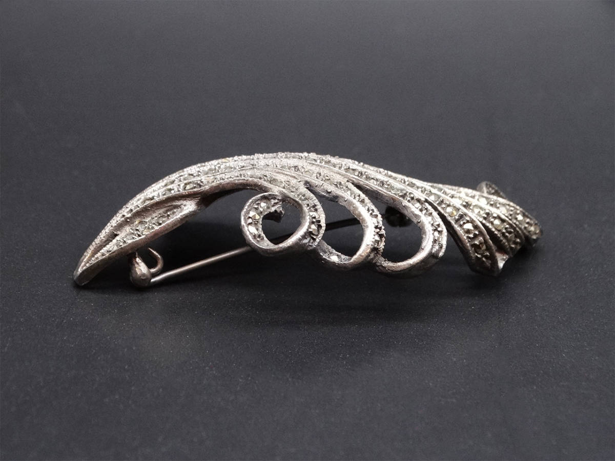 *ma LUKA jito/ silver / серебряный / брошь / 925 / vintage / brooch / Vintage / дизайн брошь / ①