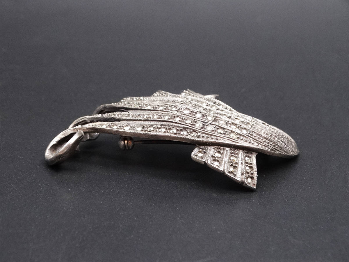 *ma LUKA jito/ silver / серебряный / брошь / 925 / vintage / brooch / Vintage / дизайн брошь / ①