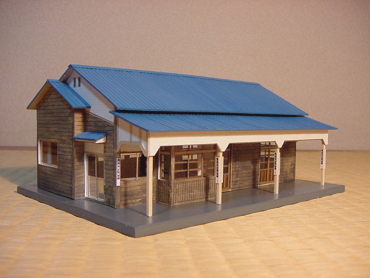 HOサイズ　JR北海道根室本線　上厚内駅　201８年解体の旧駅舎模型_画像2