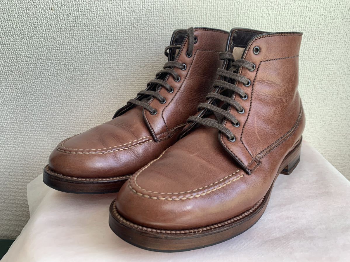 ALDEN alden オールデン ミシガンブーツ ユティカレザー ブラウン US5.5 23.5〜24cm 廃番 レア VANラスト アメリカ製 madeinUSA ホーウィン_画像1