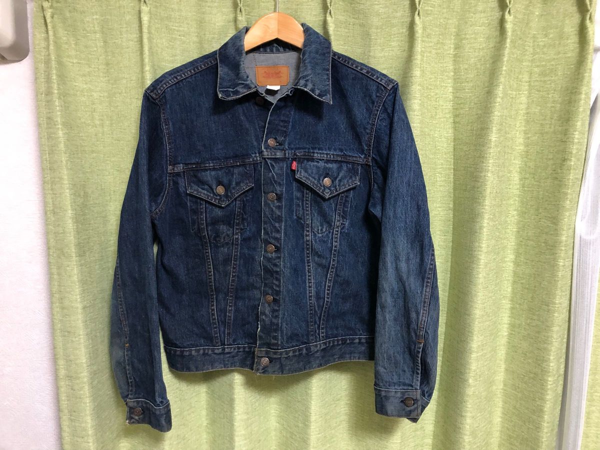 Levi's 70505 4th デニムジャケット 濃紺 70s サイズ44 BIGE直後 Levi's 70505 4th デニムジャケット 濃紺 70s サイズ44 BIGE直後