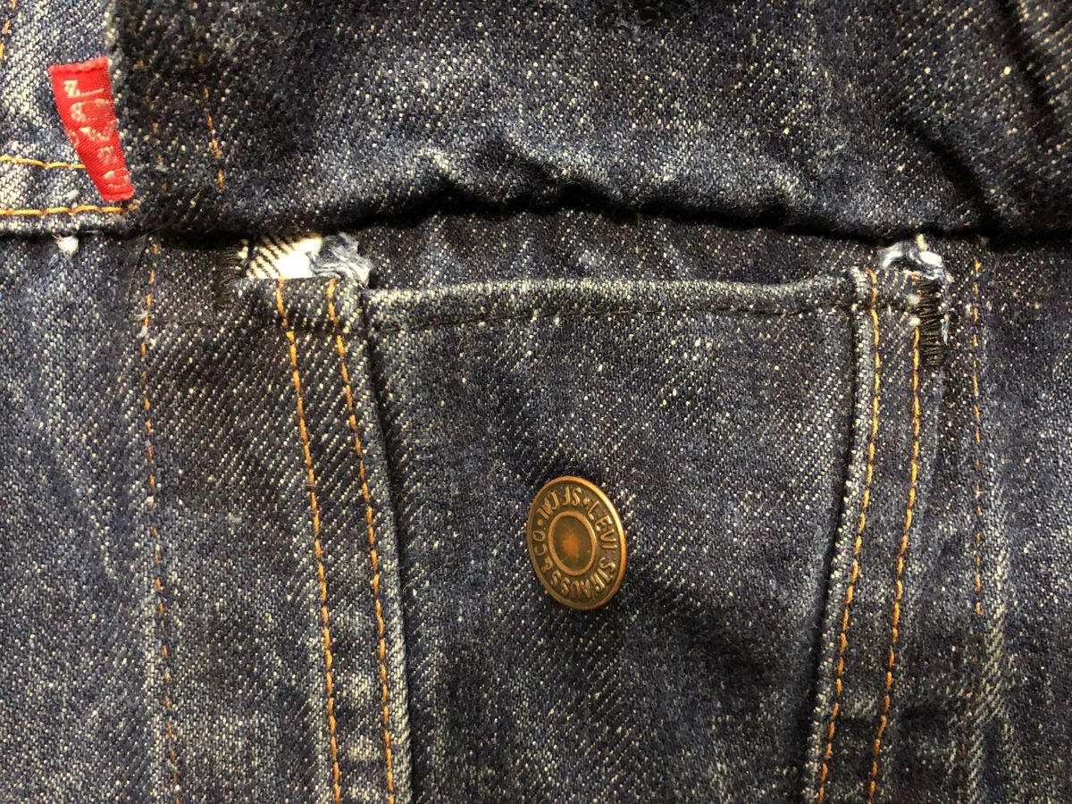 Levi's 70505 4th デニムジャケット 濃紺 70s サイズ44 BIGE直後 Levi's 70505 4th デニムジャケット 濃紺 70s サイズ44 BIGE直後