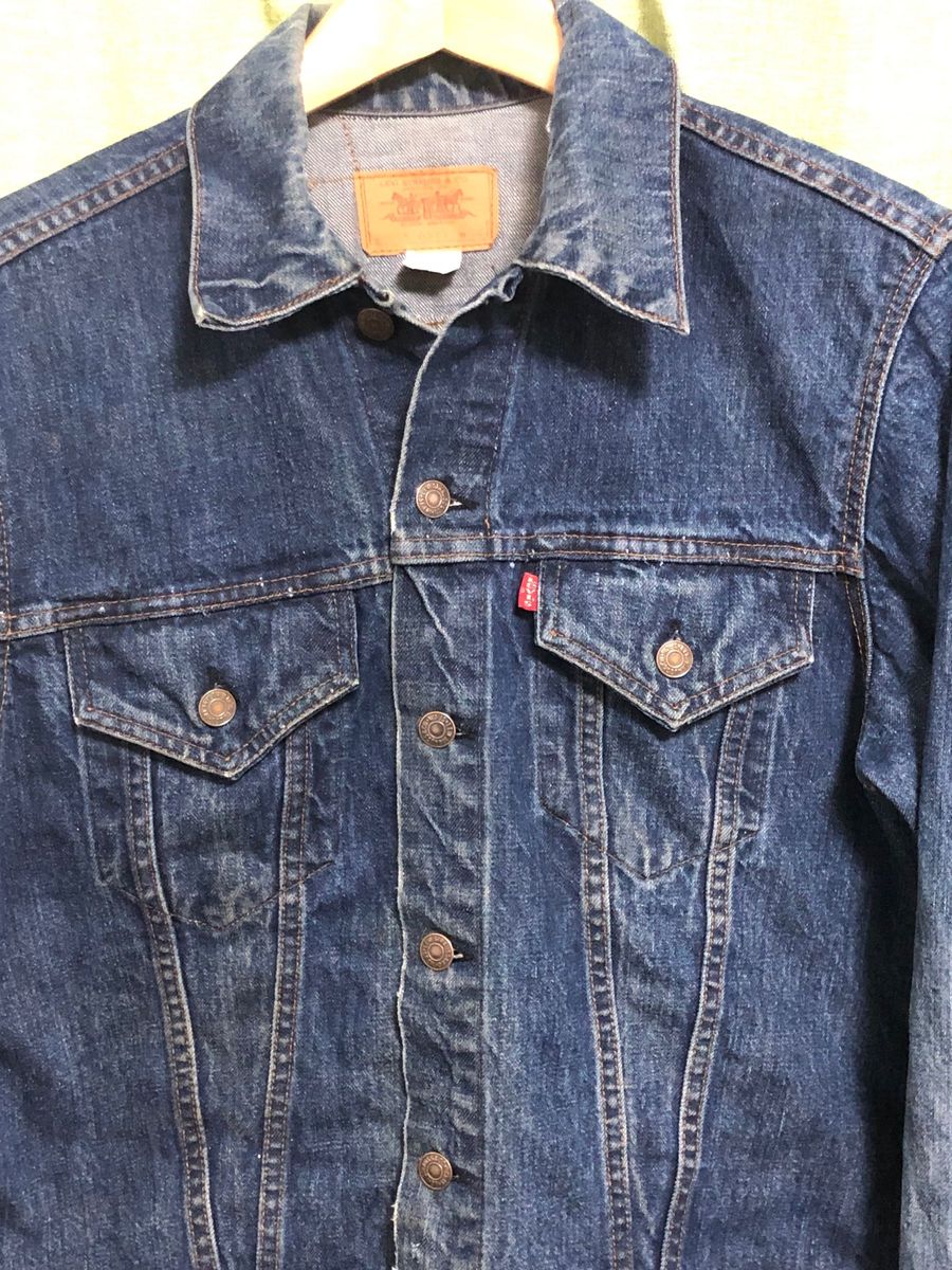Levi's 70505 4th デニムジャケット 濃紺 70s サイズ44 BIGE直後 Levi's 70505 4th デニムジャケット 濃紺 70s サイズ44 BIGE直後