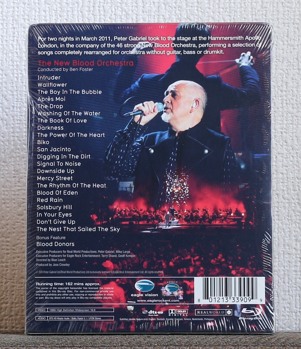 品薄/ブルーレイ/ピーター・ガブリエル/ニュー・ブラッド/ライヴ/Peter Gabriel/New Blood/Live in London/ジェネシス/Genesis/Blu-ray/BD_画像2