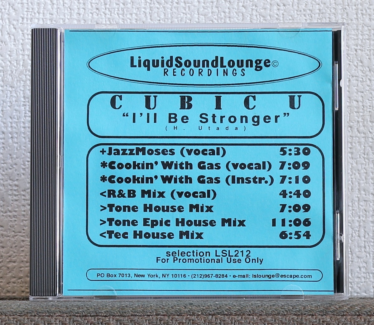 CD/Cubic U/I'll Be Stronger/Liquid Sound Lounge/Hikaru Utada/宇多田ヒカル_画像1