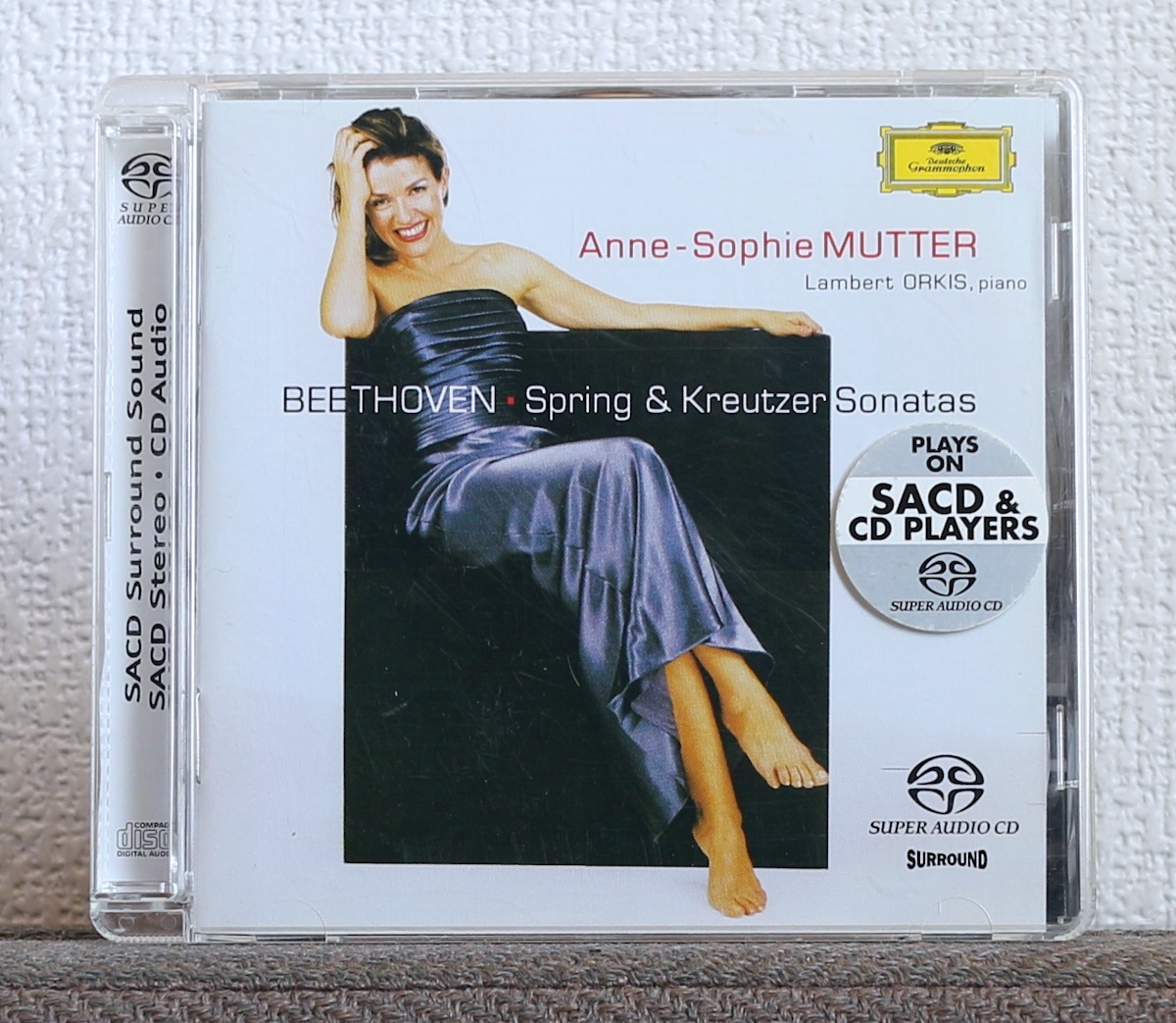 品薄/高音質CD/SACD/アンネ＝ゾフィー・ムター/ベートーヴェン/ヴァイオリン・ソナタ/Anne-Sophie Mutter/Beethoven/Violin Sonatas/DGの画像1