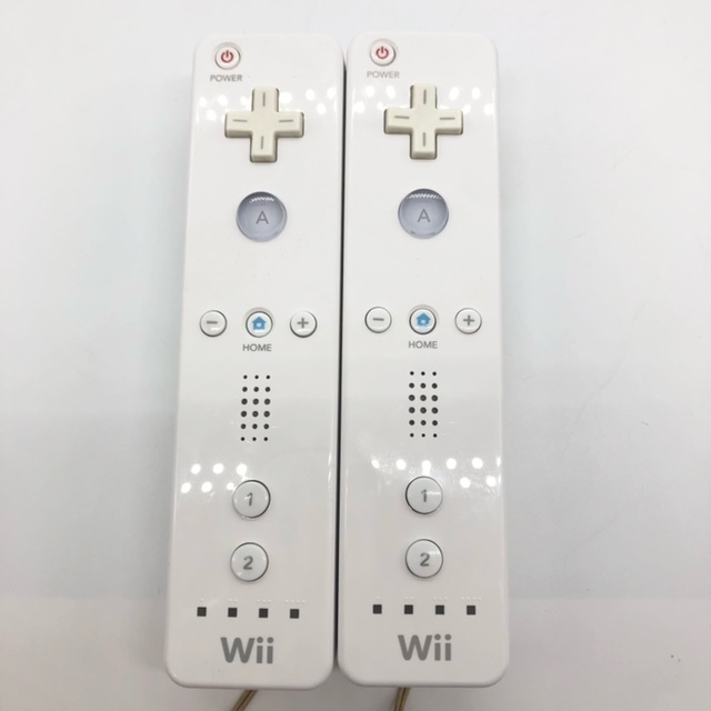 NS33048B■wii リモコン ヌンチャク ×2 セット カバー付き■任天堂 nintendo ニンテンドー RVL-003 白 ホワイト ゲーム ウィー_画像2