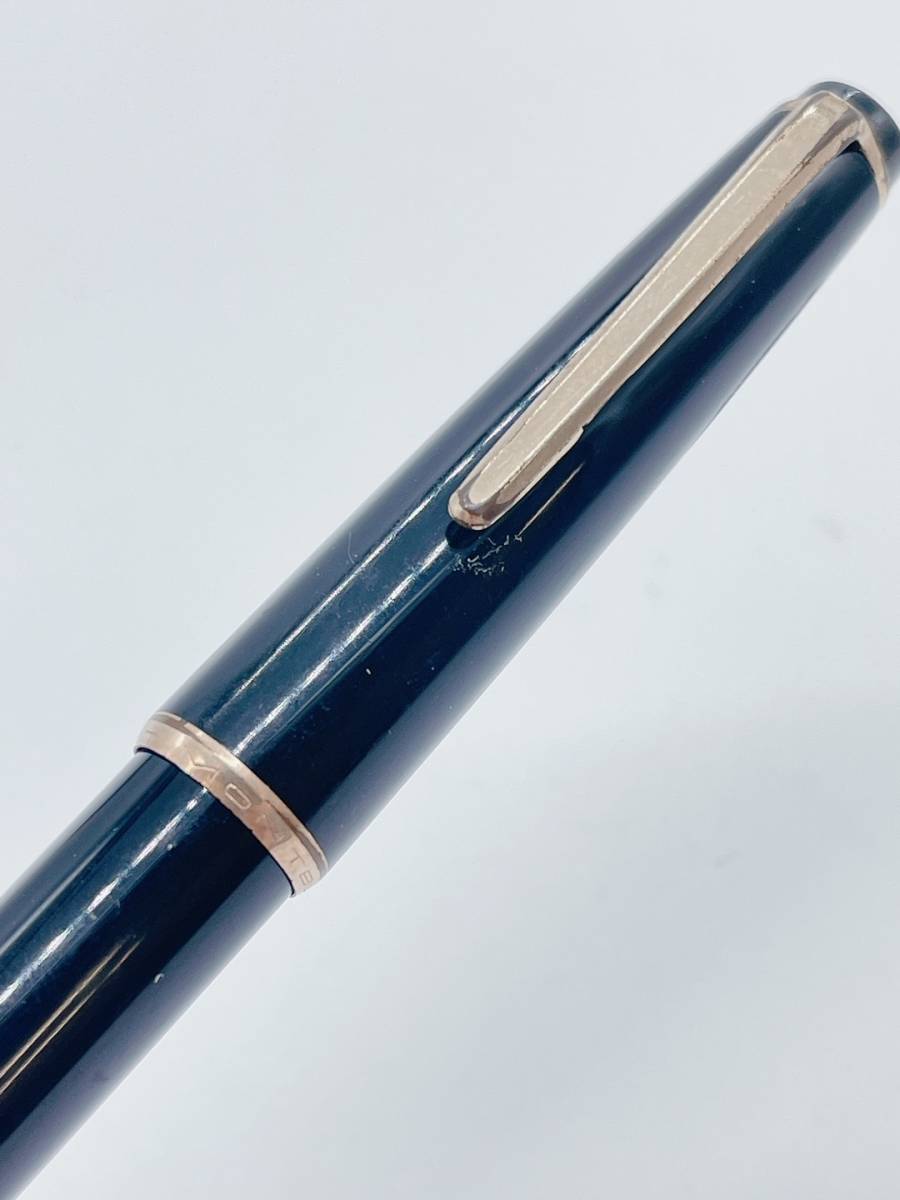 S3011 ★ モンブラン MONTBLANC 万年筆 ペン先 14K 585刻印 14金 No.32 ブラック×ゴールド 文房具 筆記用具_画像6