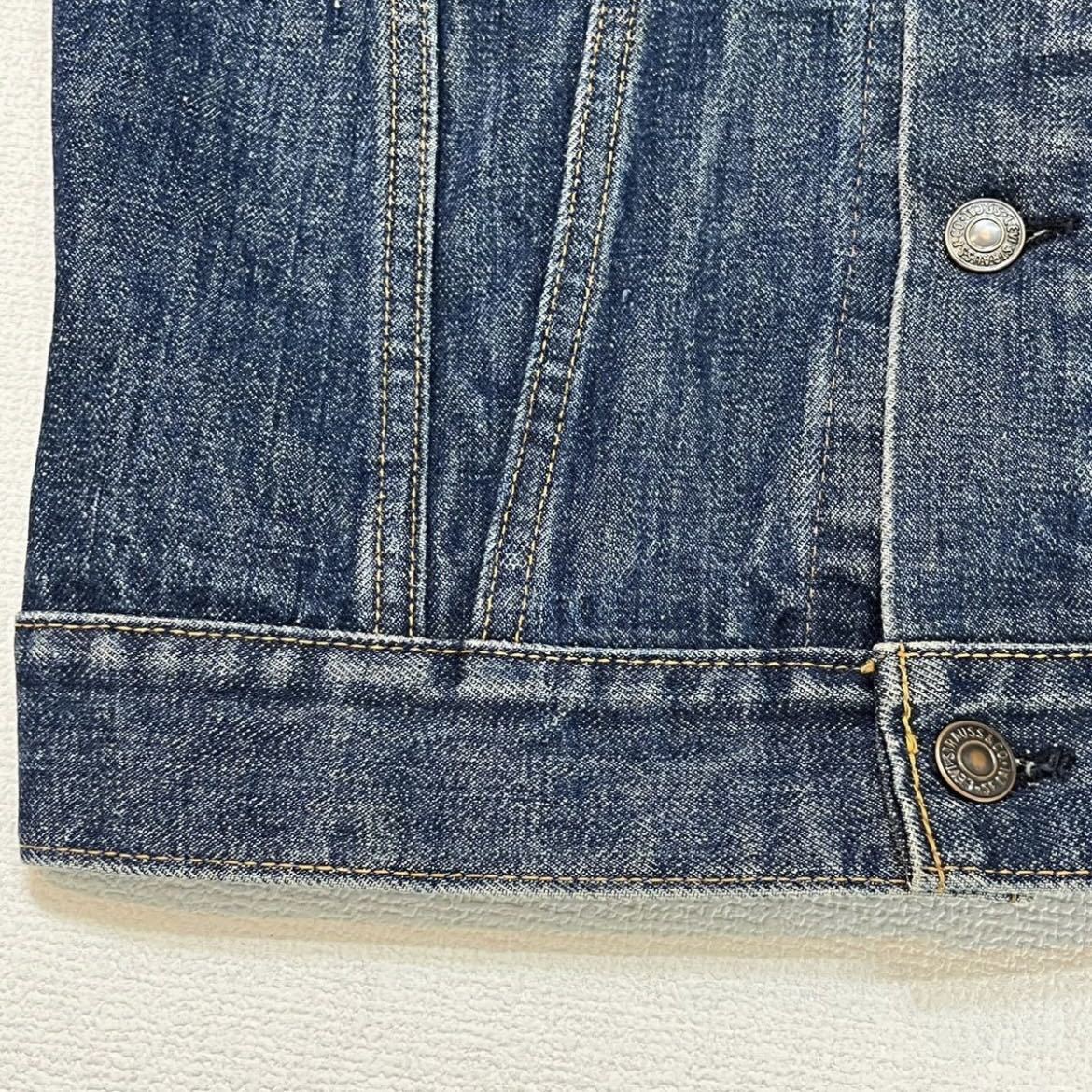 K203 70 年代 アメリカ 製 Levi's 70505 0217 3rd デニム トラッカー ジャケット リーバイス 70s vintage ビンテージ USA 米国 40の画像5