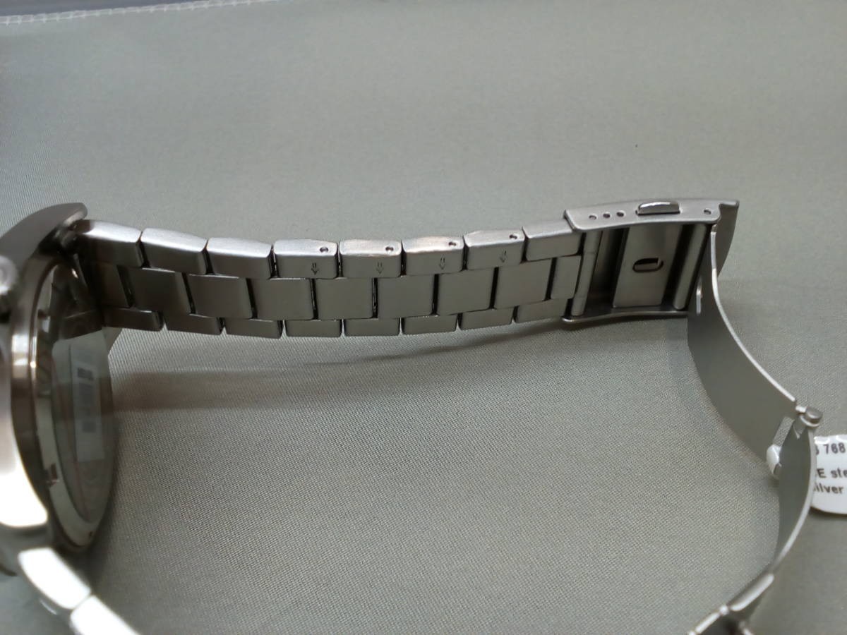 158-Ky11219-60: ICE-Watch アイスウォッチ Black sunset silver メンズ 腕時計 ブラックサンセット シルバー ICE Steel クオーツ アナログ_画像7
