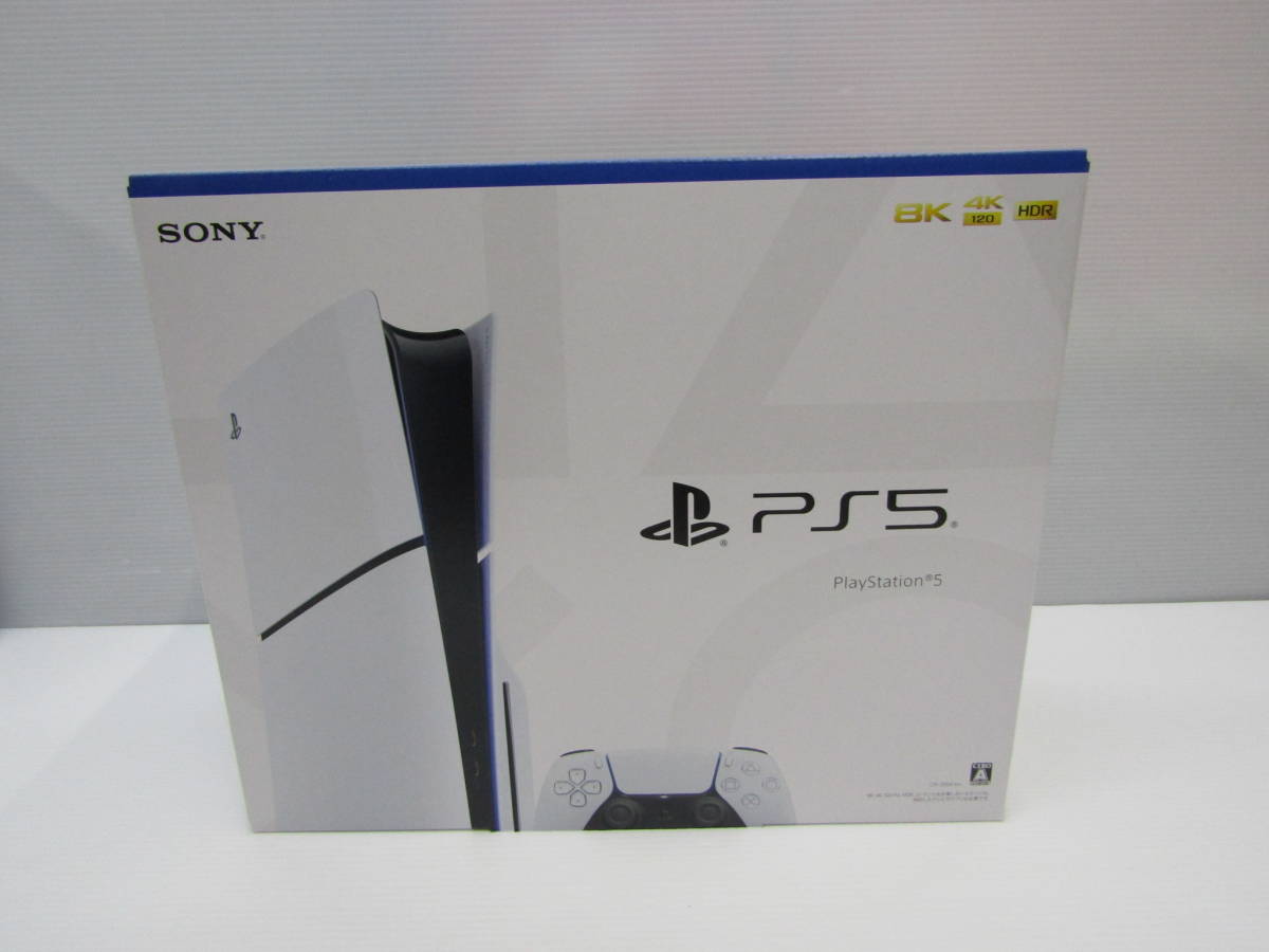 59-KG1258-140: 新型 PlayStation5 CFI-2000A01 ディスクドライブ搭載 1TB プレイステーション5 PS5 未使用品 _画像1