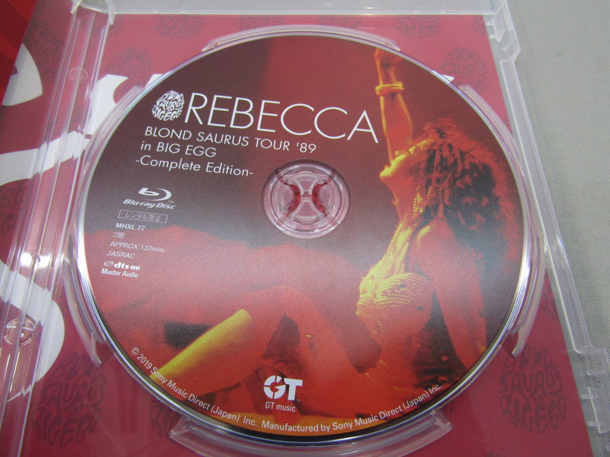 22-y11487-P: レベッカ REBECCA BLOND SAURUS TOUR’89 in BIG EGG-Complete Edition- Blu-ray _画像4
