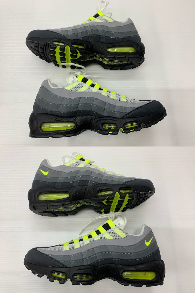 153-KB1654-100: Nike Air Max 95 OG Neon Yellow 2020 ナイキ エアマックス95 OG ネオンイエロー/イエローグラデ 2020 _画像9