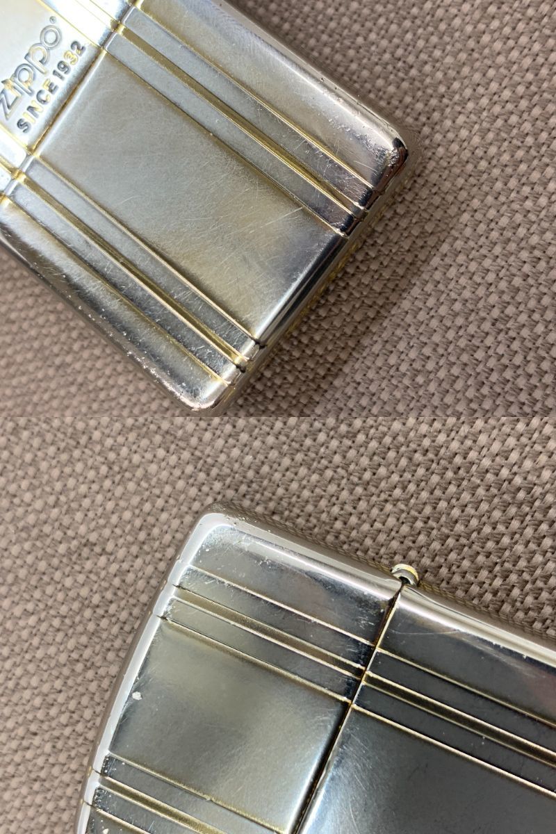 168-KA1169-60: ZIPPO アーマーケース 2019年5月製 オイルライター 火花確認済_画像5