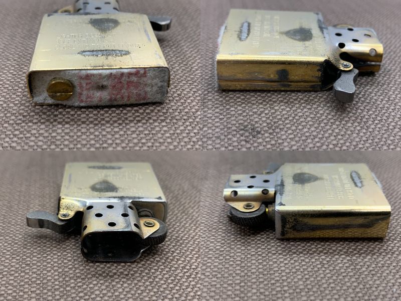 168-KA1169-60: ZIPPO アーマーケース 2019年5月製 オイルライター 火花確認済_画像8