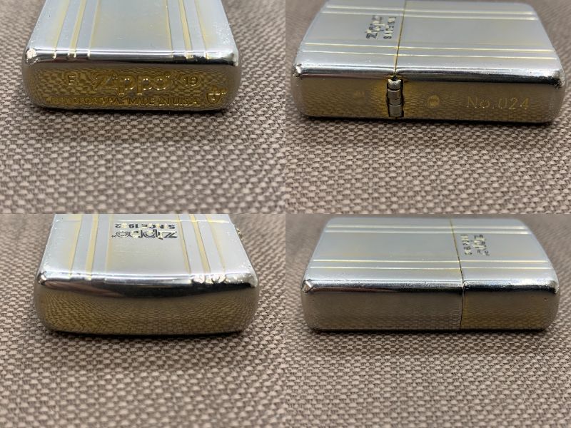 168-KA1169-60: ZIPPO アーマーケース 2019年5月製 オイルライター 火花確認済_画像4