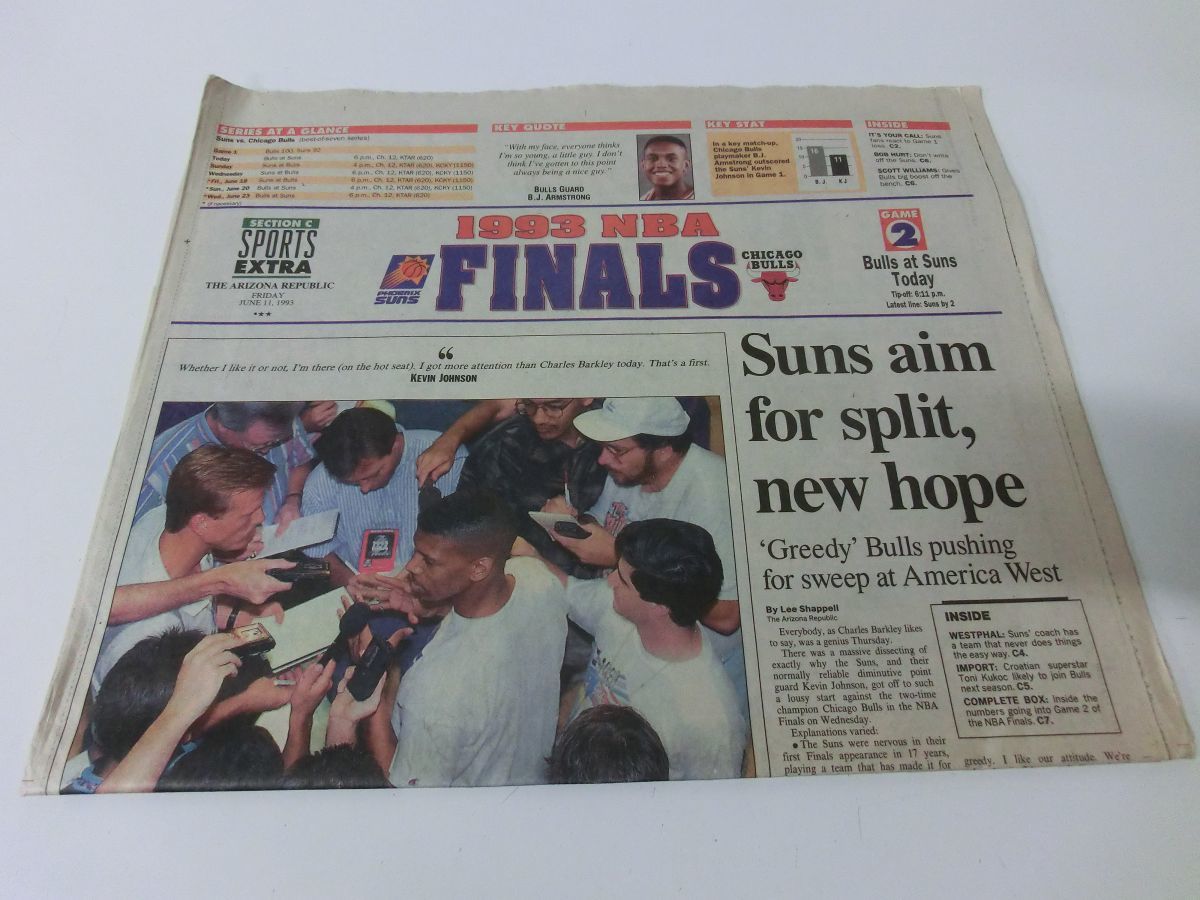英字新聞 6部セット NBA 1993 滅ぼさ FINAL BULLS SUNS マイケル 英字新聞 6部セット NBA 1993 滅ぼさ FINAL BULLS SUNS マイケル