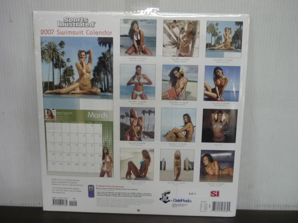 Sports Illustrated Swimsuit Calendar 2007 未開封 水着 カレンダー 洋書の画像2