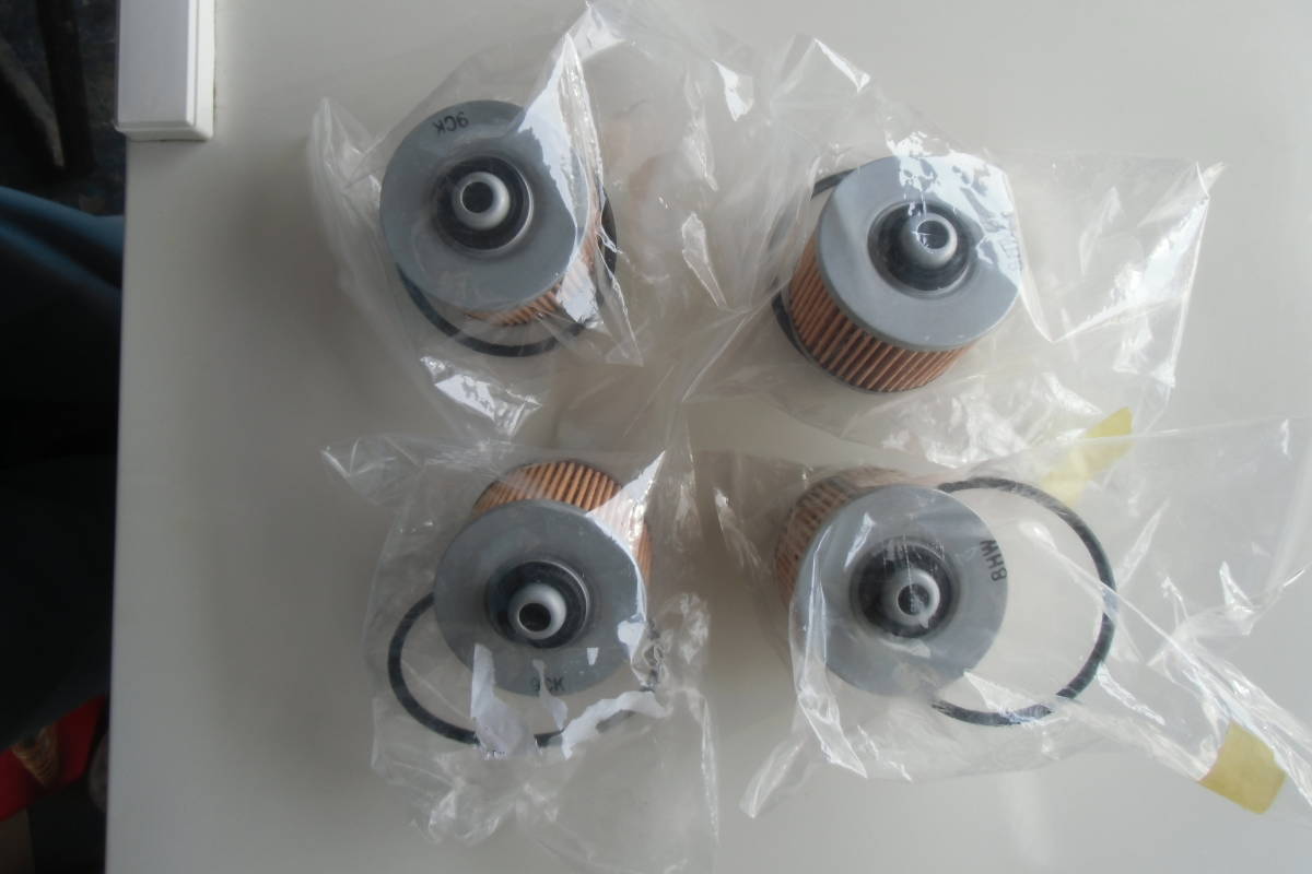 ホンダ 純正部品 オイルエレメント 4個セット 未使用 T360 T500 S600 S800 S500 Ak250 AK280 AS285L700