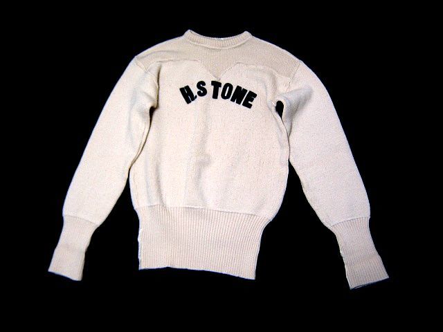 H.S Heritage stone Union made ワッペンデザイン 長袖ニット セーターの画像1