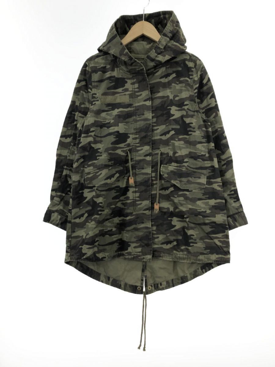 AZUL BY MOUSSY azur bai Moussy camouflage jacket sizeS/ khaki *# * djd0 lady's 