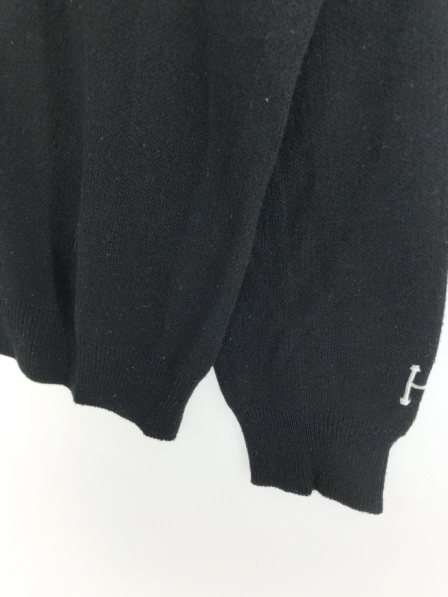 HUF ハフ ウール混 ニットセーター sizeS/黒 ◆■ ☆ dka6 メンズ_画像3