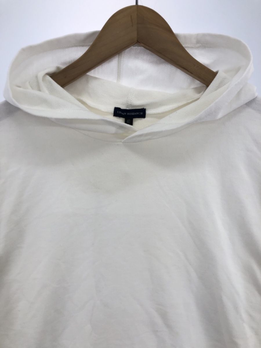 URBAN RESEARCH Urban Research pull over Parker size40/ white #* * dka6 lady's 