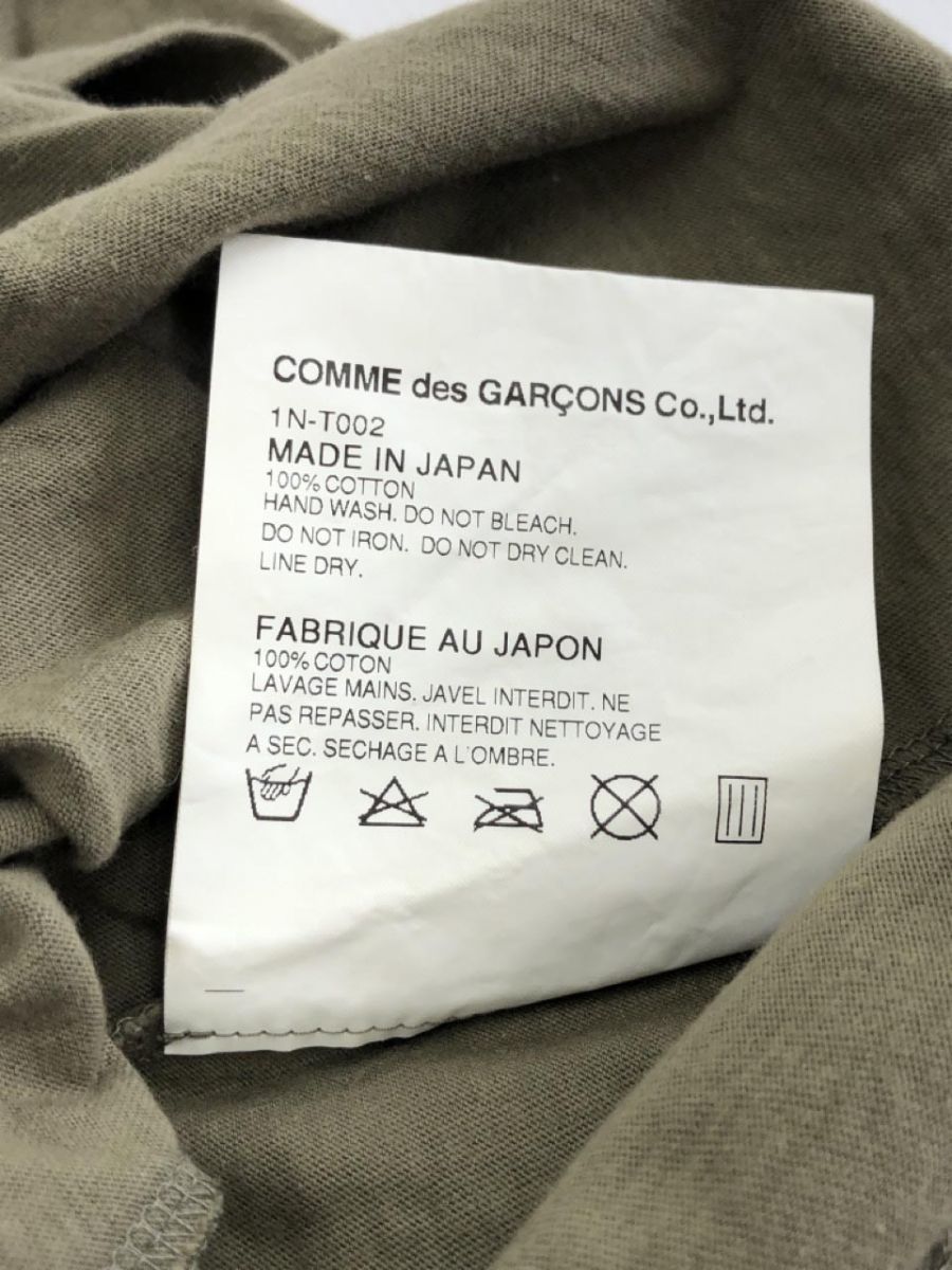 COMME des GARCONS コムデギャルソン プリント Tシャツ sizeXL/カーキ ■◆ ☆ dkb3 レディース_画像6