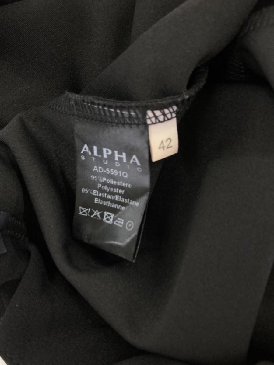 ALPHA アルファ パンツ size42/黒 ◇■ ☆ dkb3 レディース_画像6