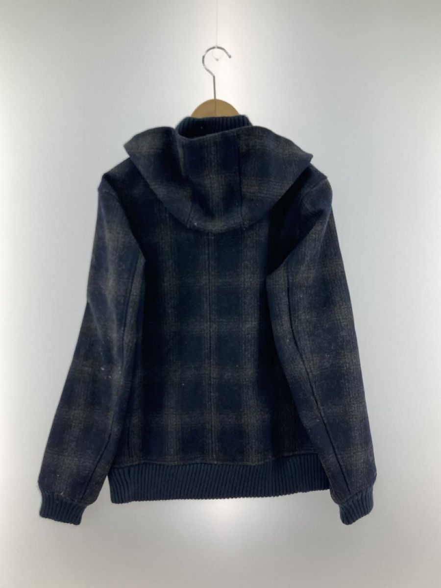 UNITED ARROWS ユナイテッドアローズ ウール混 ダッフルボタン ジャケット sizeM/紺系 ◆■ ☆ dkb3 レディース_画像4