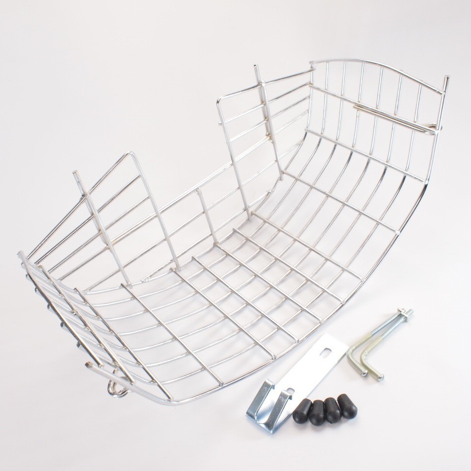 Luggage Basket for Vespa 50s 100 ET3 ベスパ ワイヤー フロントバスケット ビンテージスモール系_画像2