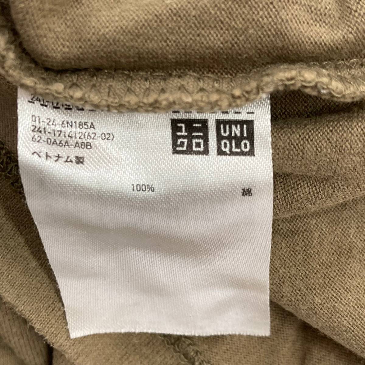 UNIQLO★ユニクロ★クロップドクルーネックT★サイズL　54-38_画像9