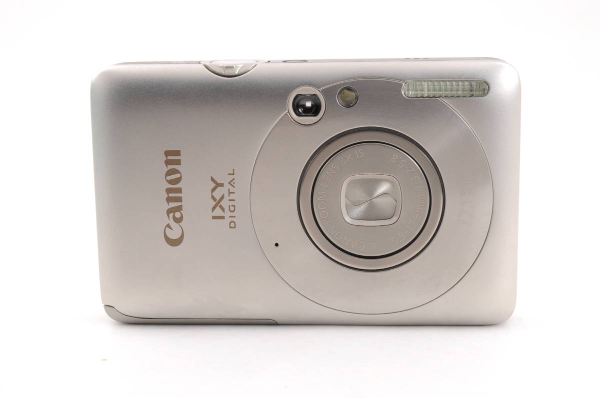 動作品 キャノン Canon IXY DIGITAL 210 IS コンパクトデジタルカメラ 箱 取説 ケース 充電器付 管K4776_画像2