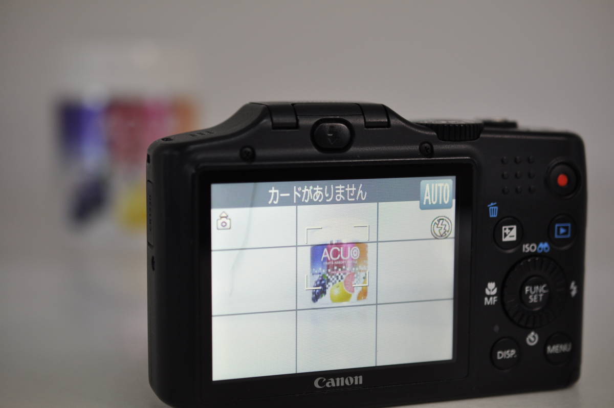 動作品 単三電池使用 キャノン Canon PowerShot SX160 IS パワーショット コンパクトデジタルカメラ 箱付 管N7740_画像8