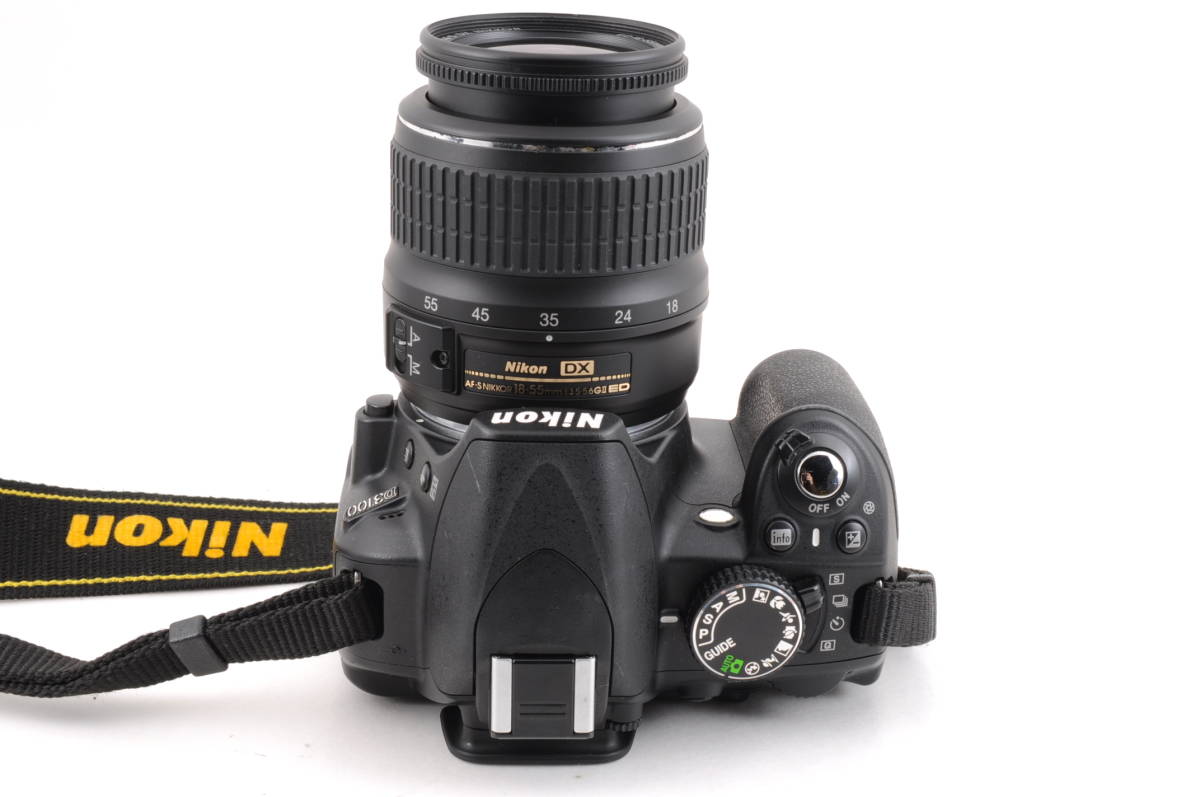 シャッター回数 1871回 動作品 ニコン Nikon D3100 レンズ AF-S DX NIKKOR 18-55mm f3.5-5.6G II デジタル一眼カメラ 充電器付 管K4980_画像5