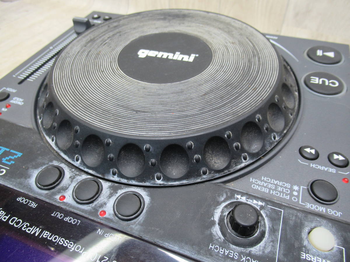  power supply OK Junk Jemini gemini CDJ-600kiktaniDJ function installing CD player turntable 