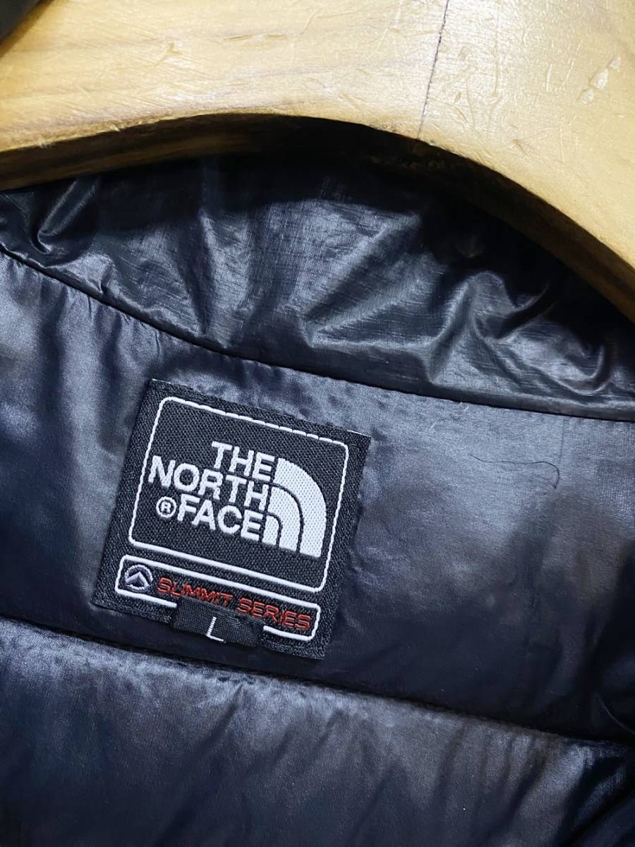 (T774 ) THE NORTH FACE 800+SUMMIT ノースフェイス ローツェ ダウンジャケット サミットシリーズ ヌプシ. メンズ L サイズ 正規品 _画像6