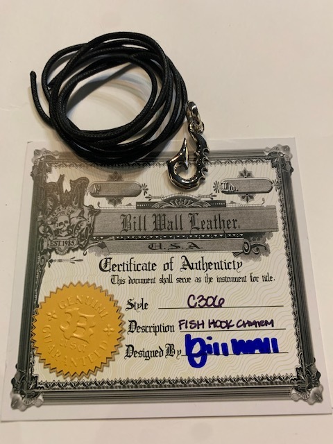 Bill Wall Leather Bill Wall Leather BWL рыба крюк кожа шнур рыба рыболовный крючок серебряный новый товар наличие есть сразу поставка товара возможно 