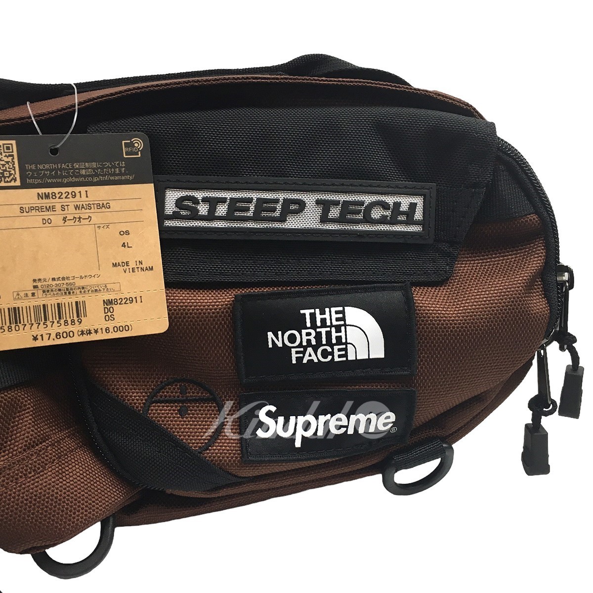 Supreme × THE NORTH FACE　 22AW Steep Tech Waist Bag ロゴ スティープ テック ウエストバッグ 　：8056000160406_画像5