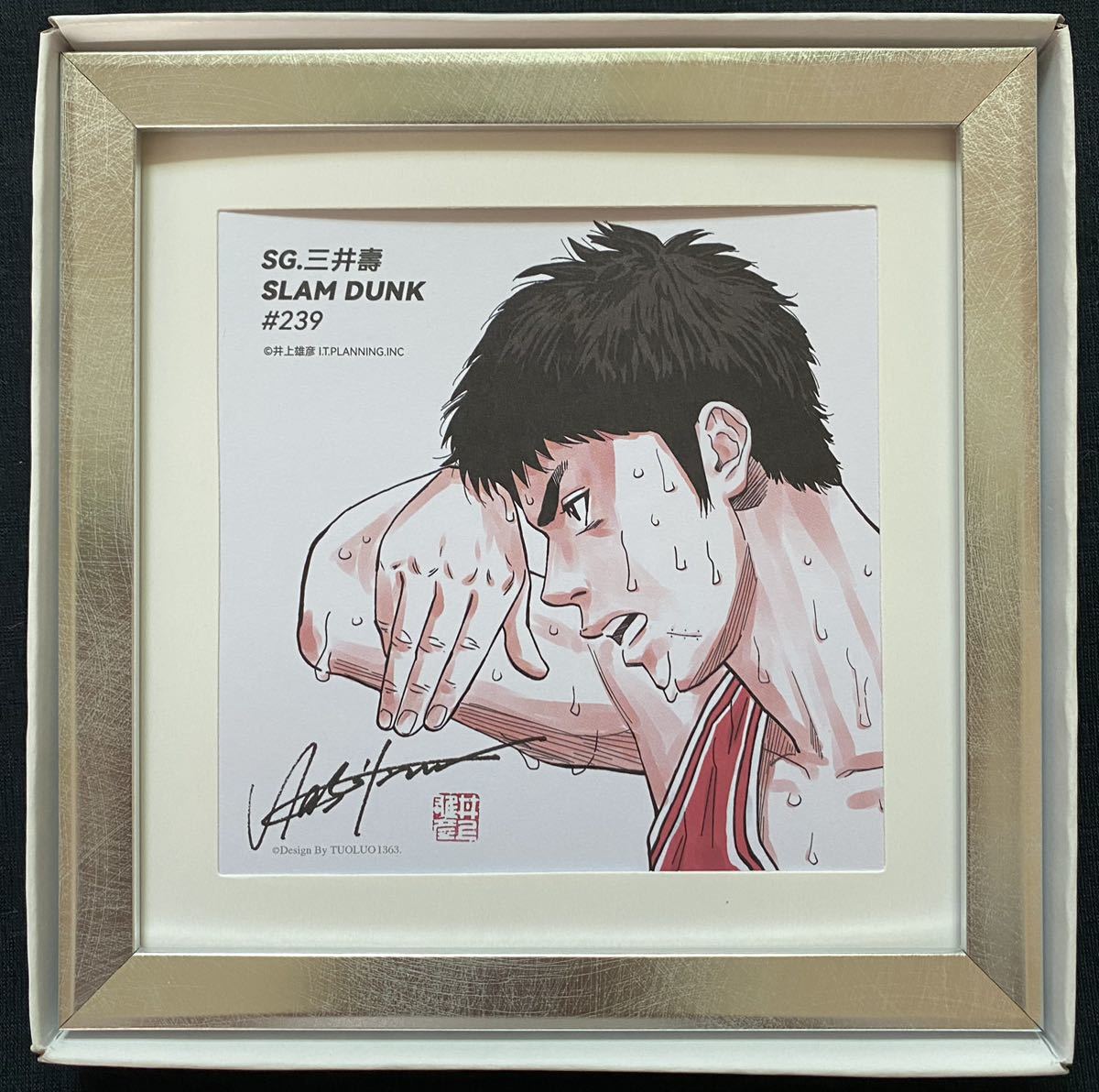 額装品】スラムダンクSLAM DUNK 湘北三井寿イラスト井上雄彦検)セル画