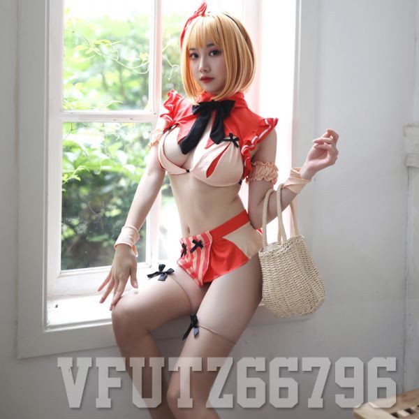  most new work ero pretty super sexy orange color &. color gorgeous Ran Jerry [10 point set ]meido manner uniform baby doll ero underwear cosplay costume fancy dress 