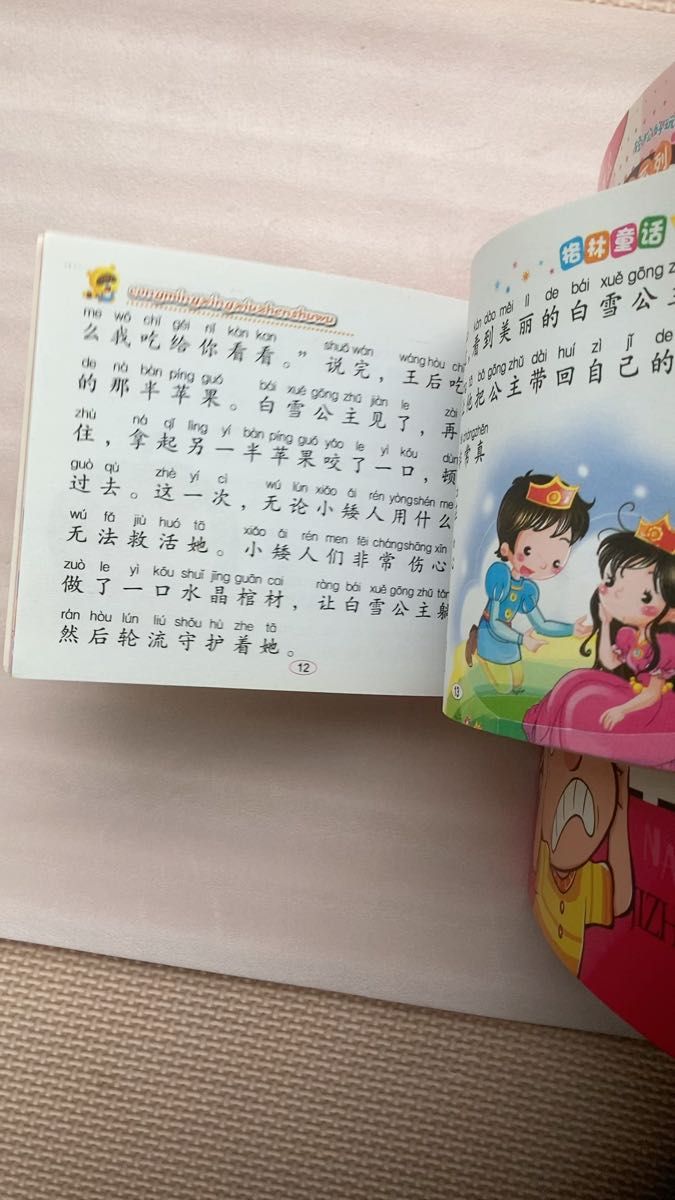 新品　中国語　　幼児、小学生用　学習絵本　　5冊セット