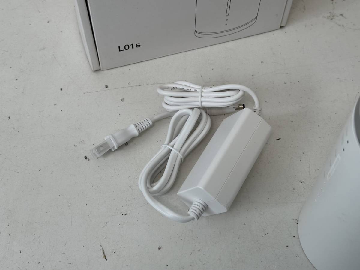 【Speed Wi-Fi HOME L01s white UQ版 HWS32SWU 本体 アダプタ 無線LAN Wi-Fiルーター】_画像6