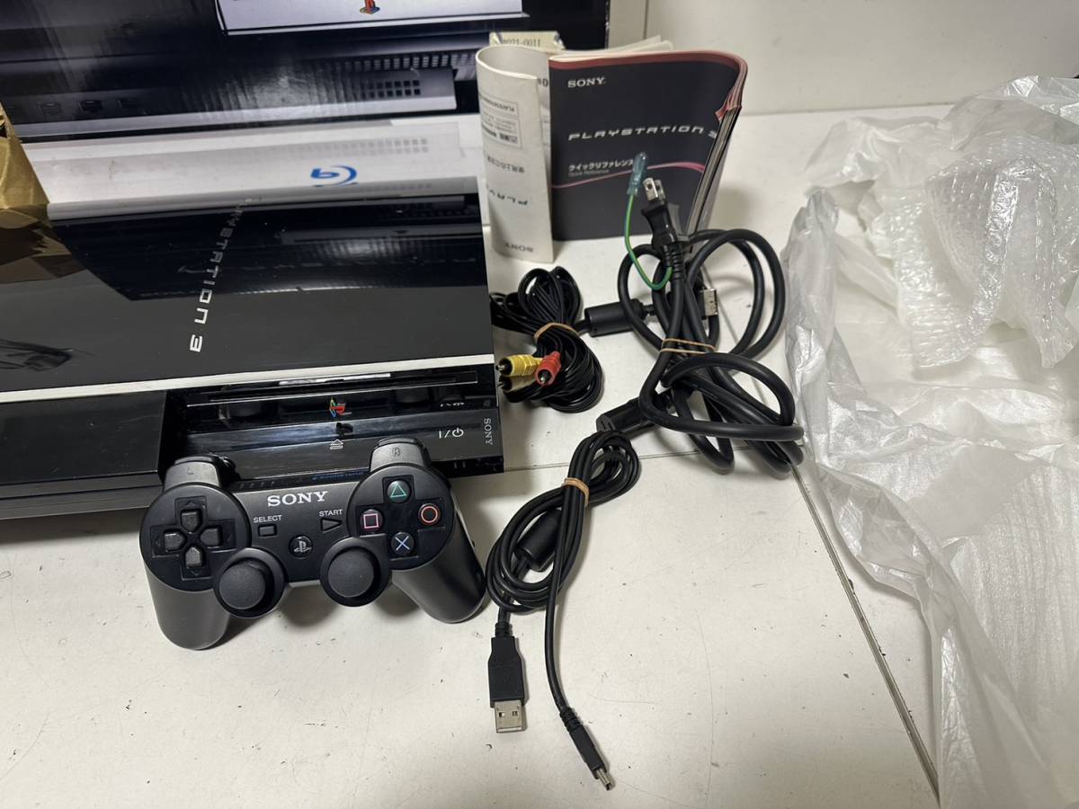 ☆1円~☆PS2動作OK☆ハイスペックPS3 本体セット【高容量HDD ☆1円~☆PS2動作OK☆ハイスペックPS3 本体セット【高容量HDD