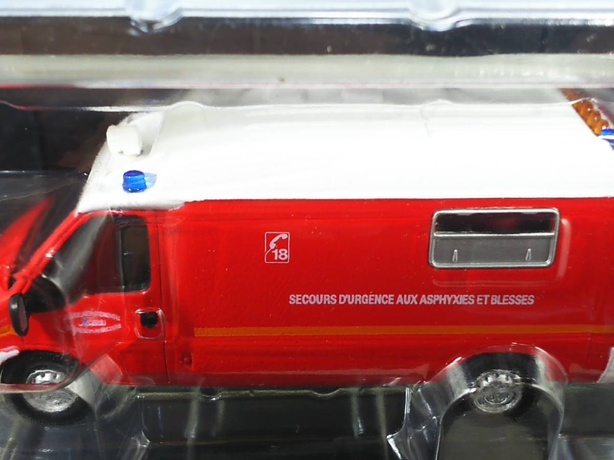 世界の消防車 #39 プジョー ボクサー ピコ 2.5D VSAB Peugeot BOXER PICOT 縮尺1/57 送料410円 未開封 追跡有 同梱歓迎 匿名配送_画像6