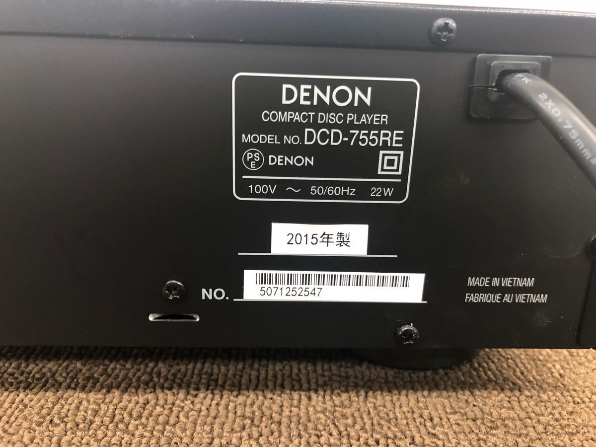 A111610 DENON DCD-755RE CD player Denon sound used 