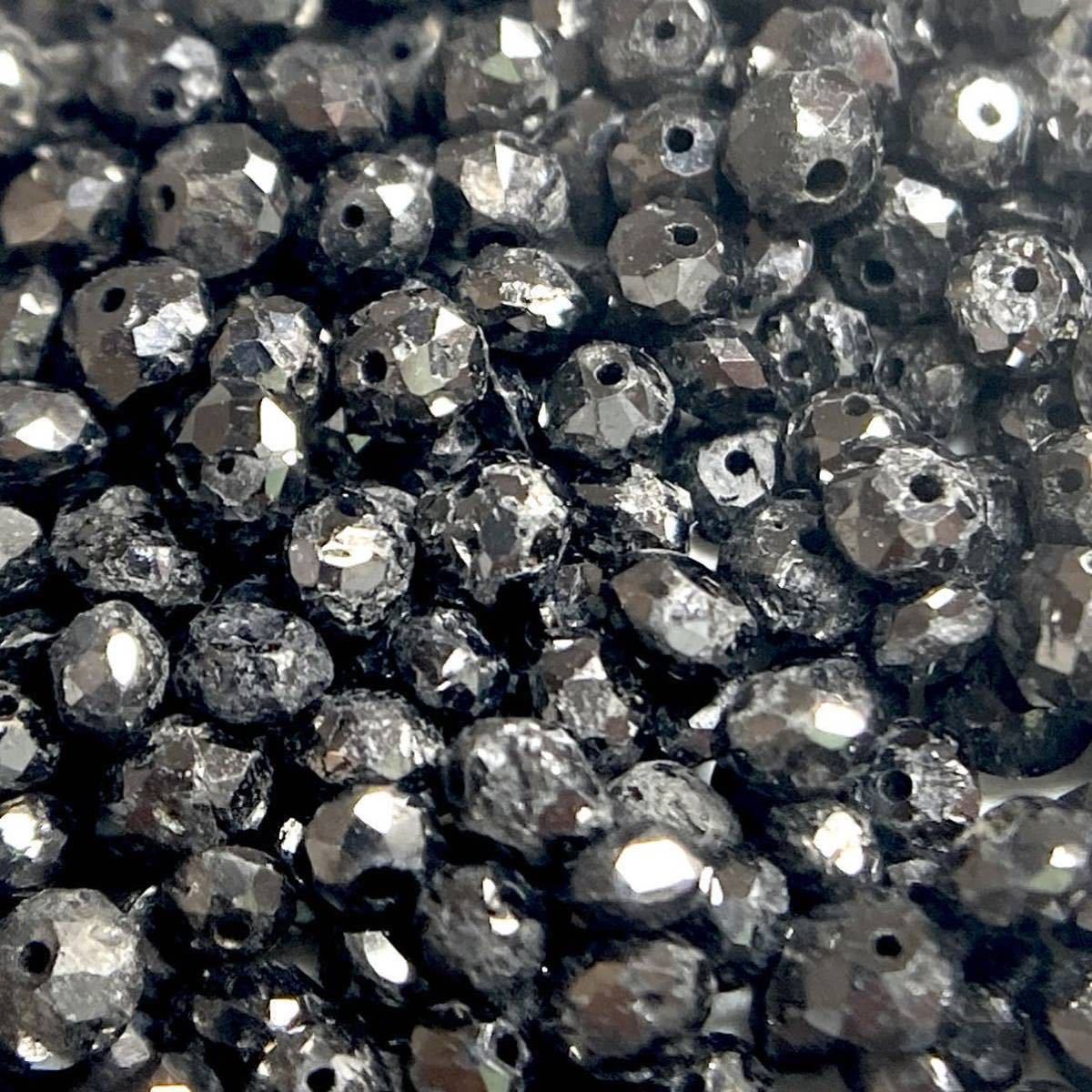［ブラックダイヤモンドアクセサリーパーツおまとめ］n ◎重量約5.0g black diamond ルース 裸石 jewelry 素材 parts CE0_画像4